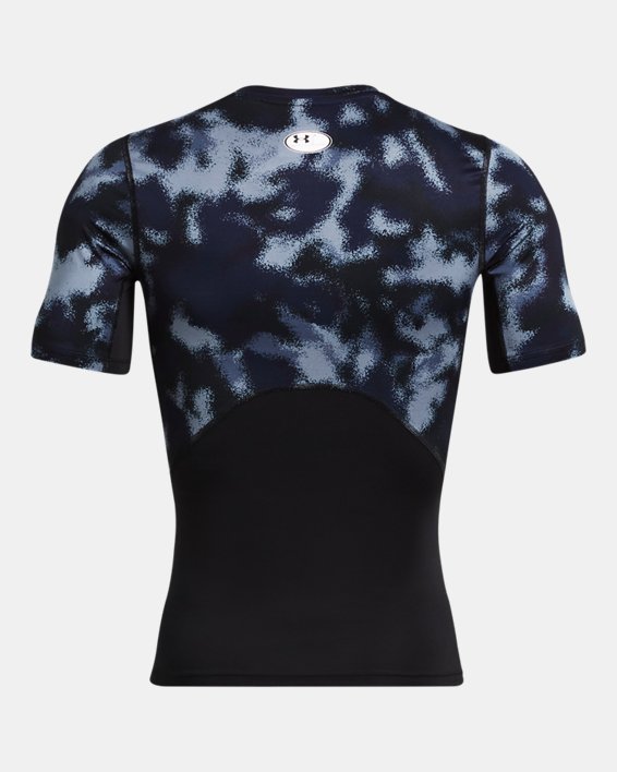 Męska koszulka z krótkimi rękawami HeatGear® Printed, Blue, pdpMainDesktop image number 3